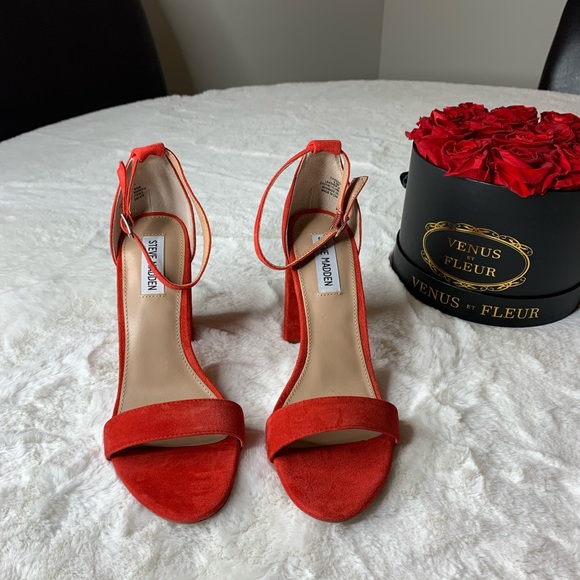 Steve Madden Shoes - Steve Madden Blood Orange Carrson Heels